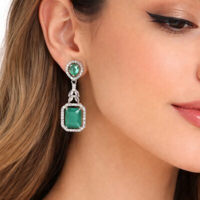 Halo Regal Radiance Stud Earrings